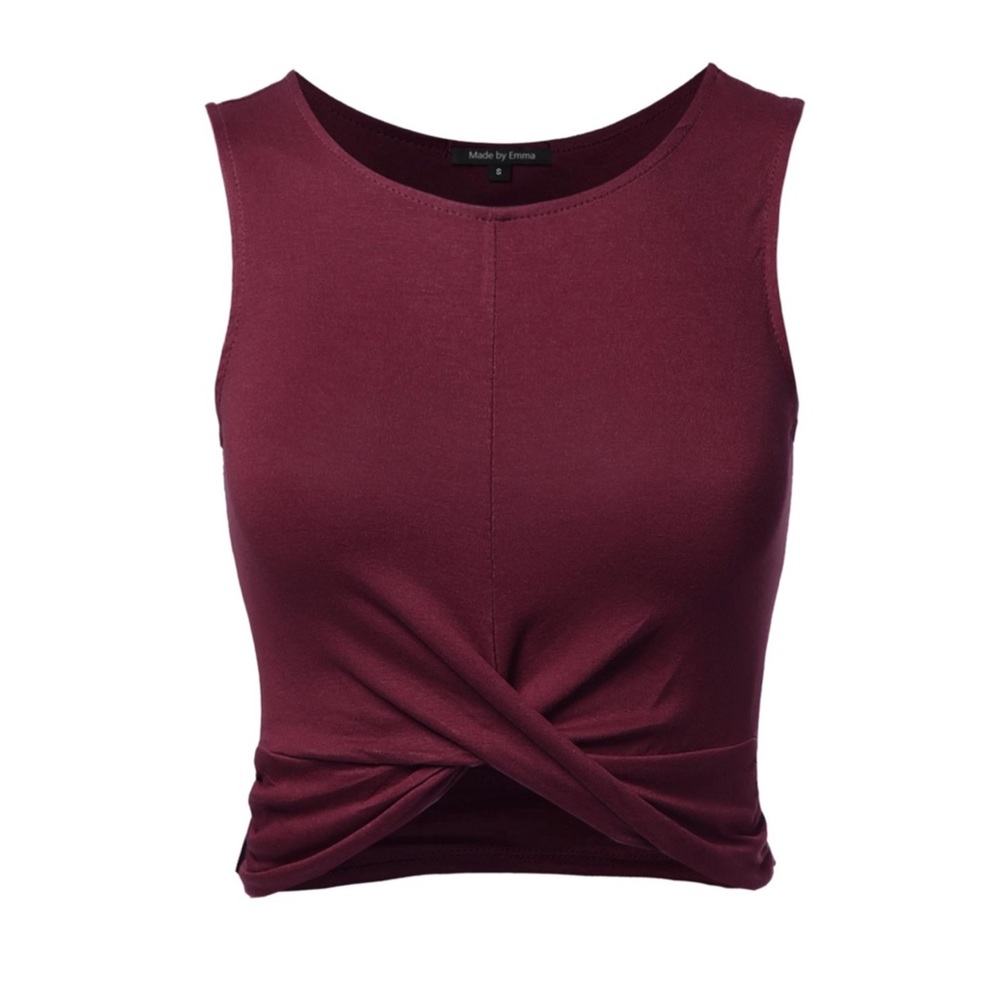 Front Knot Crop Top